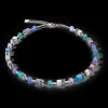 Geocube® Iconic Necklace Turquoise-Purple | COEUR DE LION Cheap