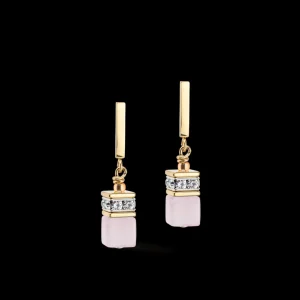 Geocube® Iconic Precious Earrings Light Rose | COEUR DE LION Fashion