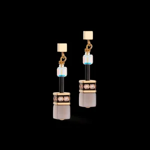 Geocube® Iconic Precious Earrings Brown | COEUR DE LION Discount