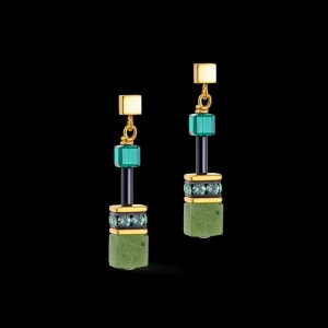 Geocube® Iconic Precious Earrings Green | COEUR DE LION Sale