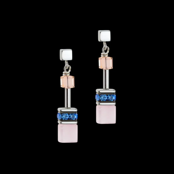 Geocube® Iconic Precious Earrings Lilac-Blue | COEUR DE LION Hot