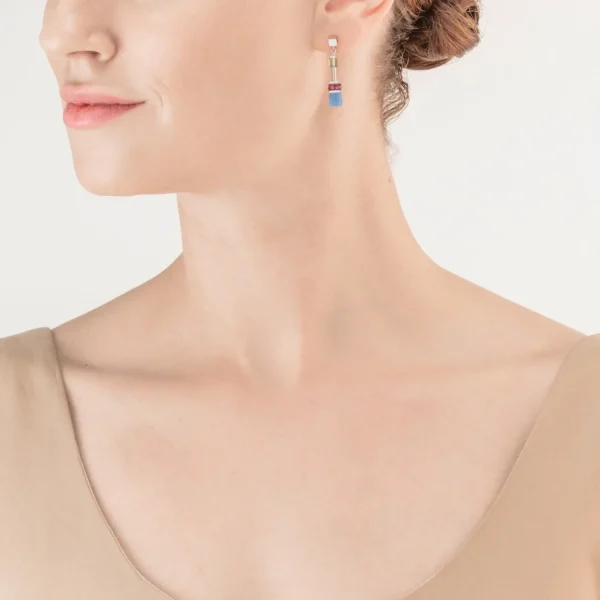 Geocube® Iconic Precious Earrings Multicolour Delight | COEUR DE LION Discount