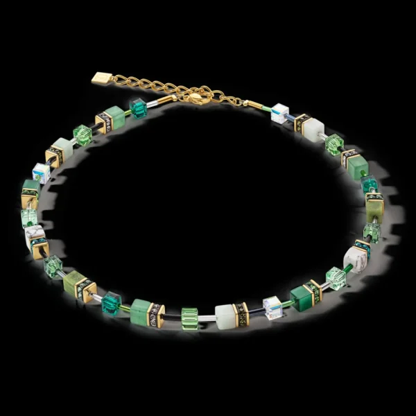 Geocube® Iconic Precious Necklace Green | COEUR DE LION New