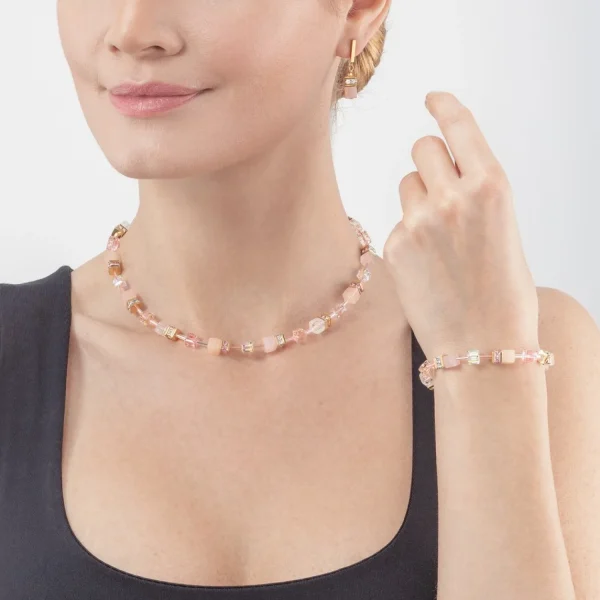Geocube® Iconic Precious Necklace Light Rose | COEUR DE LION Shop