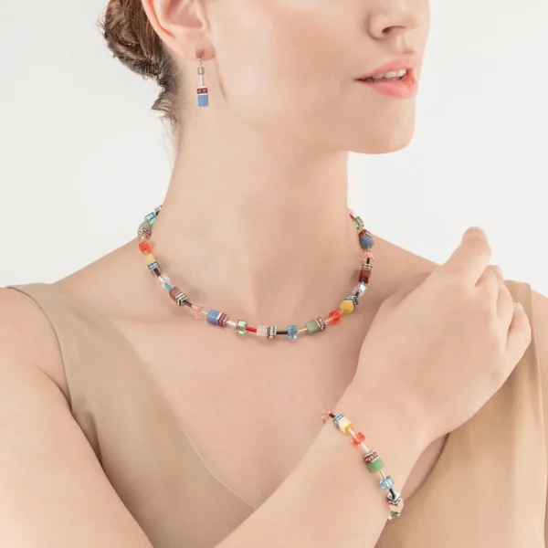 Geocube® Iconic Precious Necklace Multicolour Delight | COEUR DE LION Store