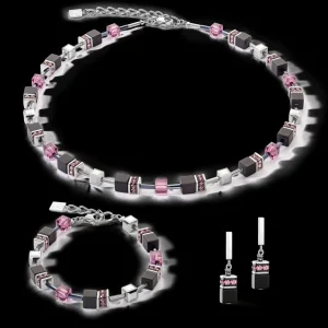 Geocube® Iconic Precious Onyx Bracelet Silver-Amethyste | COEUR DE LION Best