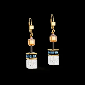 Geocube® Iconic Statement Precious Earrings Multicolour | COEUR DE LION Flash Sale