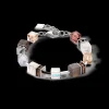 Geocube® Iconic Statement Precious Bracelet Cognac-Beige | COEUR DE LION Fashion