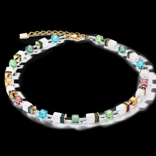 Geocube® Iconic Statement Precious Necklace Multicolour | COEUR DE LION Best Sale