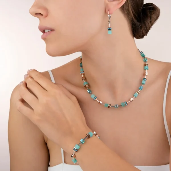 Geocube® Necklace Aqua | COEUR DE LION Best