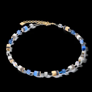 Geocube® Necklace Blue-Gold | COEUR DE LION Flash Sale