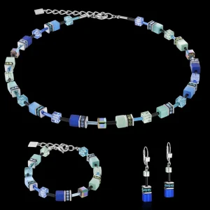 Geocube® Necklace Blue-Green | COEUR DE LION Shop