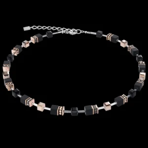 Geocube® Necklace Onyx Black-Rose Gold | COEUR DE LION Clearance