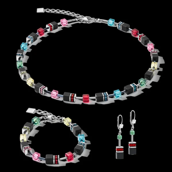 Geocube® Necklace Onyx Multicolour Pop Art | COEUR DE LION Best