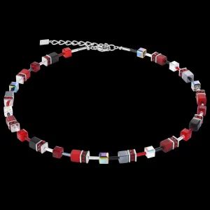 Geocube® Necklace Red-Haematite | COEUR DE LION Clearance