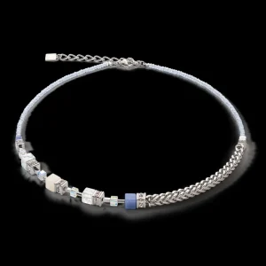 Geocube® Precious Fusion Chunky Chain Necklace Light Blue | COEUR DE LION Clearance