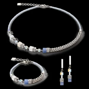 Geocube® Precious Fusion Chunky Chain Earrings Light Blue | COEUR DE LION Clearance