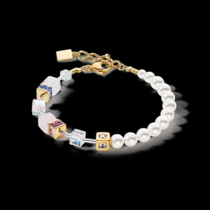 Geocube® Precious Fusion Pearls Bracelet Multicolour Pastel | COEUR DE LION Best