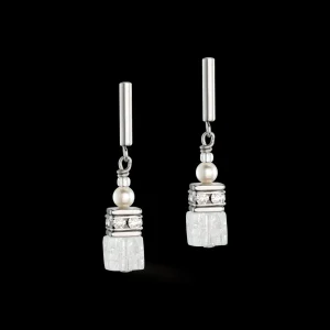 Geocube® Precious Fusion Pearls Earrings White | COEUR DE LION Outlet