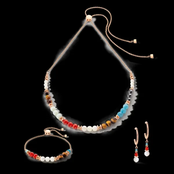 Harmony Precious & Slider Closure Bracelet Multicolor Boho | COEUR DE LION Online