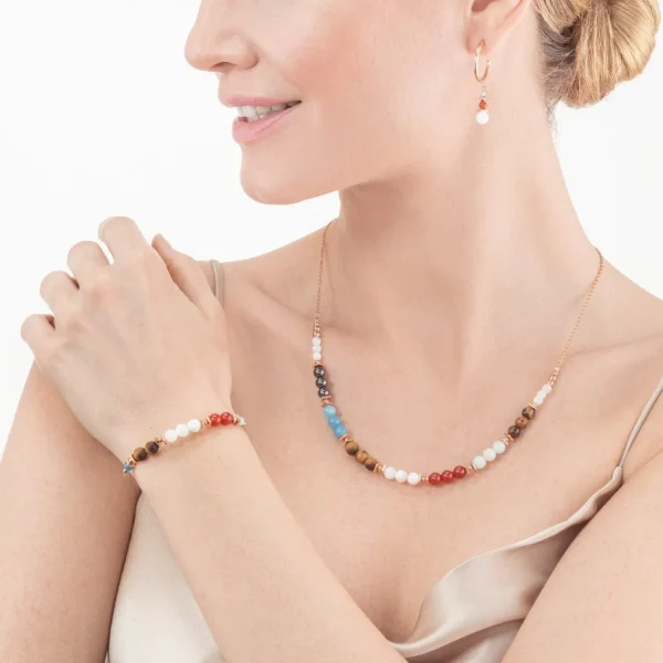 Harmony Precious & Slider Closure Bracelet Multicolor Boho | COEUR DE LION Online