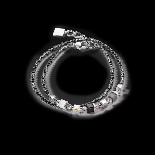 Joyful Colours Wrap Bracelet Silver Grey | COEUR DE LION Fashion