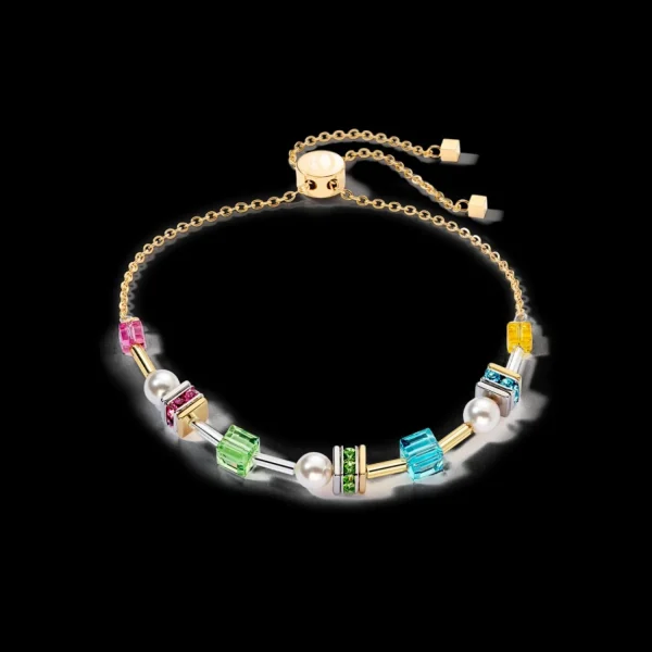 Joyful Cubes & Pearls Bracelet Multicolour | COEUR DE LION Hot