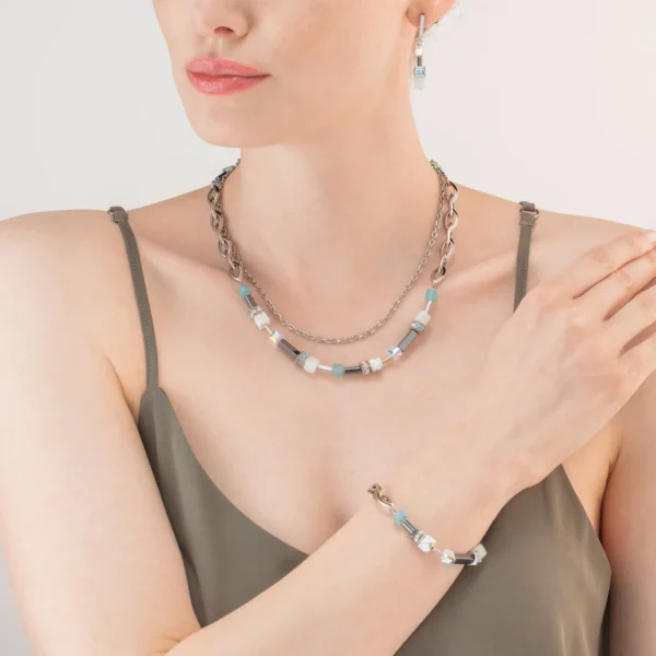 Necklace Shape-Mix Multiwear Mint Green | COEUR DE LION Outlet