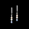 Princess Pearls Earrings Silver Light Blue | COEUR DE LION Cheap