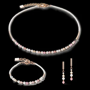 Princess Pearls Necklace Rose Gold Light Rose | COEUR DE LION Hot