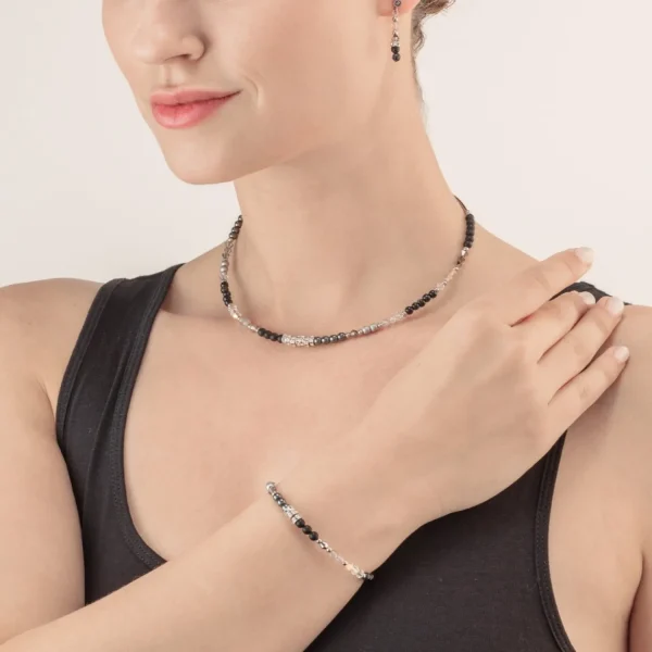 Princess Precious Necklace Black-Grey | COEUR DE LION Shop