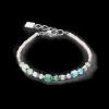 Princess Shape Mix Bracelet Mint Green | COEUR DE LION Online