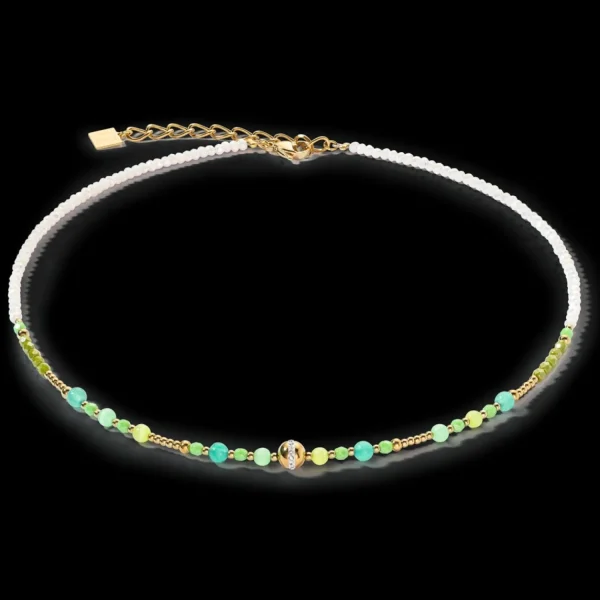 Princess Spheres Necklace Green | COEUR DE LION Best Sale