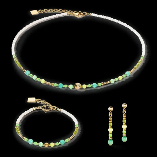 Princess Spheres Necklace Green | COEUR DE LION Best Sale