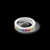 Ring Stainless Steel & Crystals Silver Multicolor | COEUR DE LION Cheap