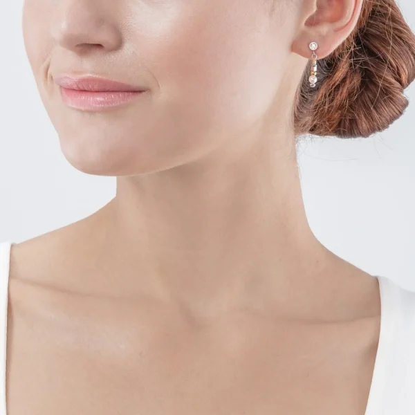 Sparkling Dot Earrings Gold Silver | COEUR DE LION Cheap