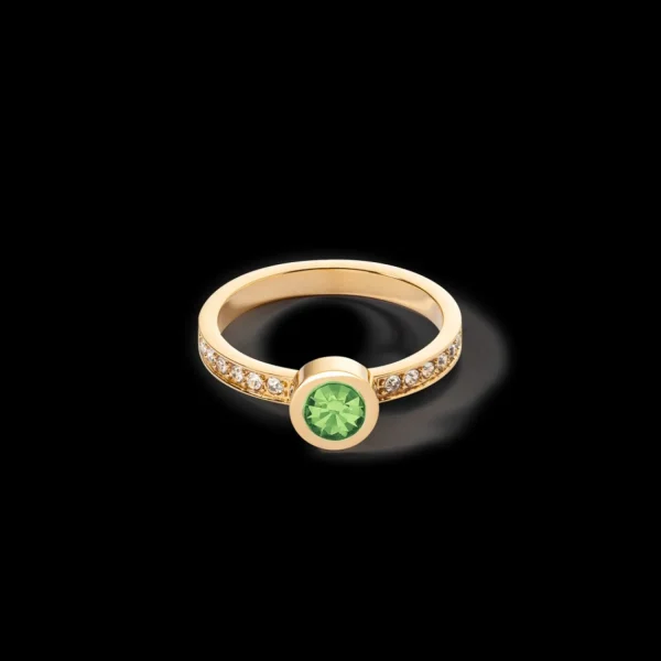 Sparkling Dots Ring Gold Green | COEUR DE LION Sale