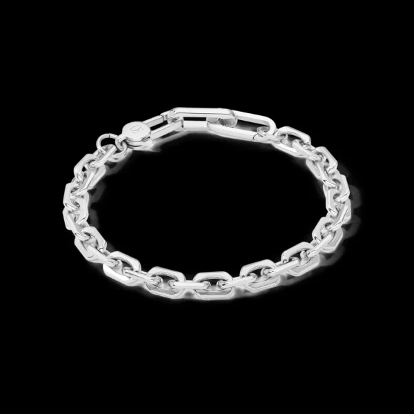 Unisex Bracelet Link Chain Silver | COEUR DE LION Cheap