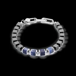 Unisex Bracelet Precious Cubes Blue | COEUR DE LION Discount
