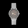 Watch Round Cool Grey Milanese Stainless Steel | COEUR DE LION Fashion