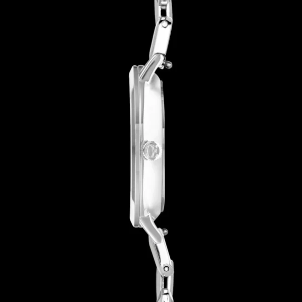 Watch Round Sparkling Mysterious Black Statement Silver | COEUR DE LION Discount